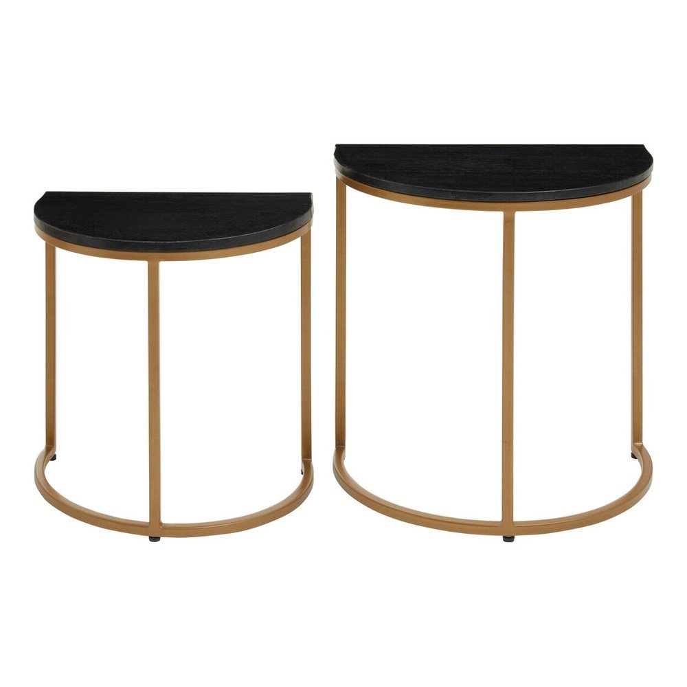 Stoliki zestaw 2 szt. z marmurowym blatem 28x45 cm Varana – Premier Housewares