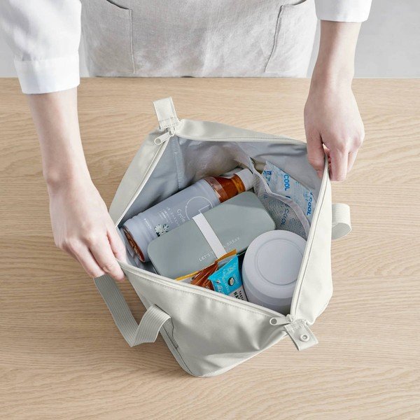 Jasnoszara torba termiczna 8 l Tower – YAMAZAKI-image-2