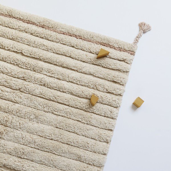 Kremowo-jasnobrązowy dywan odpowiedni do prania 100x150 cm Dalia – Nattiot-image-3