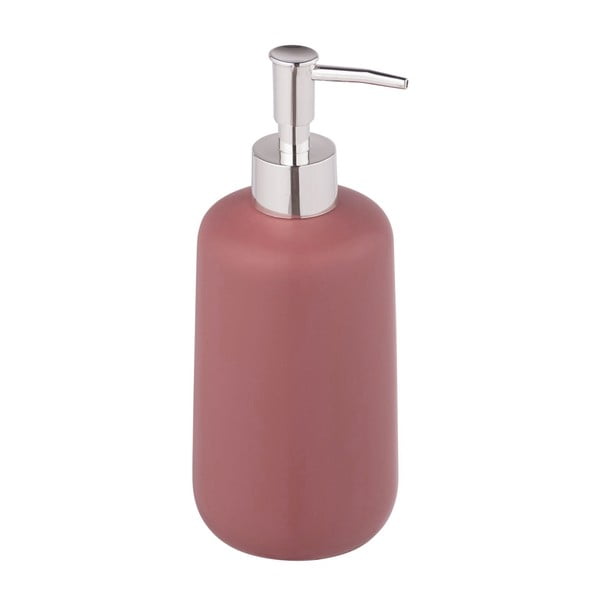 Różowy dozownik do mydła ceramiczny 500 ml Olinda – Allstar
