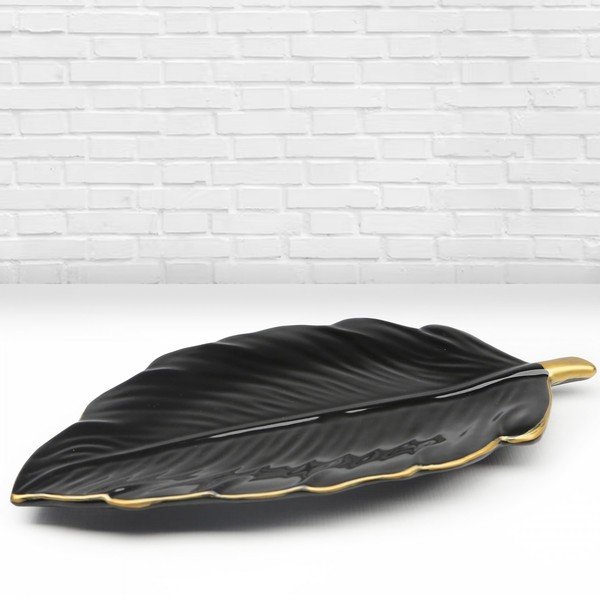 Ceramiczna taca dekoracyjna Leaf – Mioli Decor-image-1