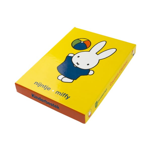 Sztućce dla dzieci ze stali nierdzewnej w kolorze srebra 4 szt. Miffy – Zilverstad-image-3