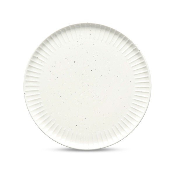 Biały talerz deserowy ø 21 cm Ora Gloss – Salt&Pepper