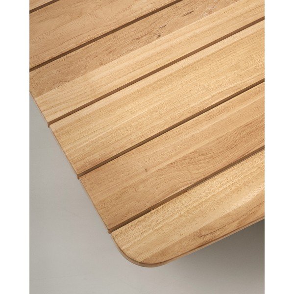 Stolik ogrodowy z litego drewna tekowego 70x140 cm Tirant – Kave Home-image-3