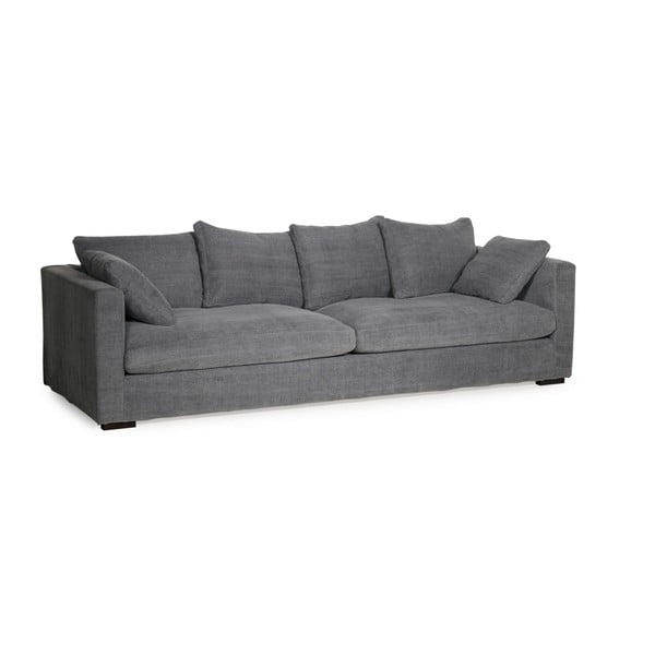 Grafitowa sofa 3-osobowa Scandic Comfy-image-1