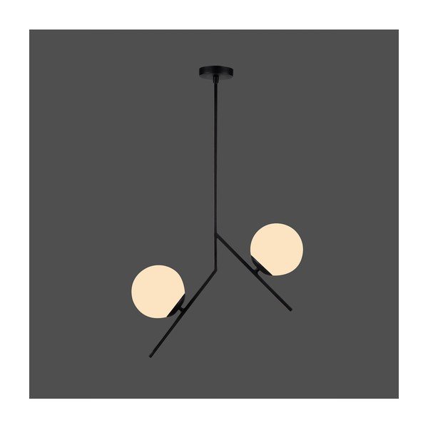 Czarna lampa wisząca Squid Lighting Diagonal, wys. 74 cm-image-1