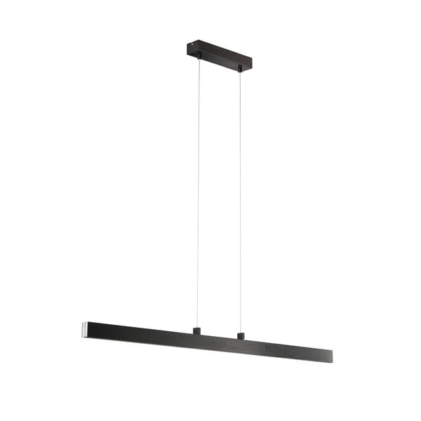 Czarna lampa wisząca LED ze ściemniaczem Orell – Fischer & Honsel