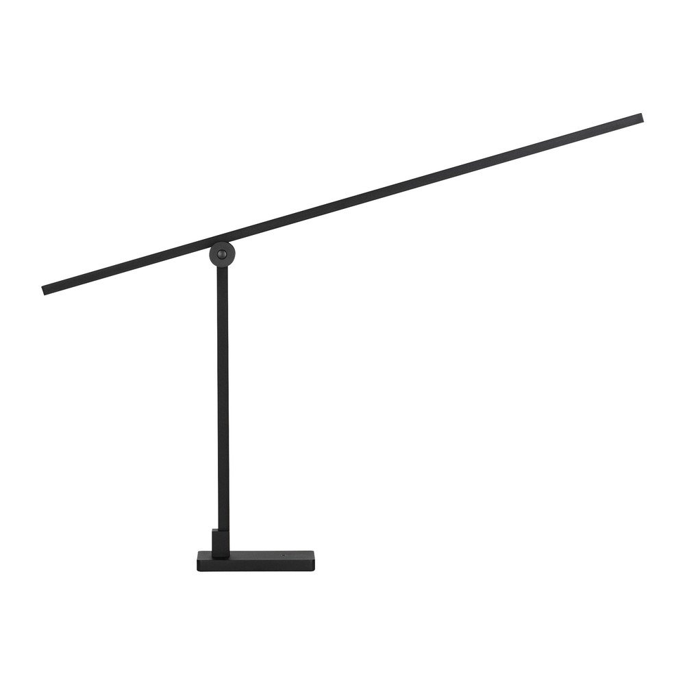 Metalowa lampa stołowa LED z elastyczną konstrukcją/ze ściemniaczem w kolorze matowej czerni (wysokość 47 cm) Tenso – Nova Luce