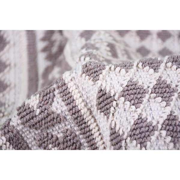 Szarobeżowy bawełniany chodnik Vitaus Olvia, 80x200 cm-image-3