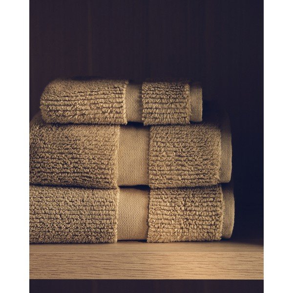 Zielony bawełniany ręcznik kąpielowy frotte 70x140 cm Olvira – Kave Home-image-2