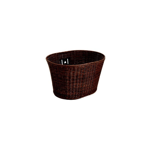 Kosz rowerowy przedni, brązowy