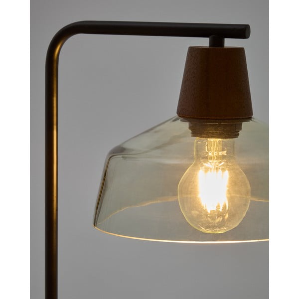 Zielona lampa stołowa ze szklanym kloszem (wysokość 55 cm) Silex – Kave Home-image-1