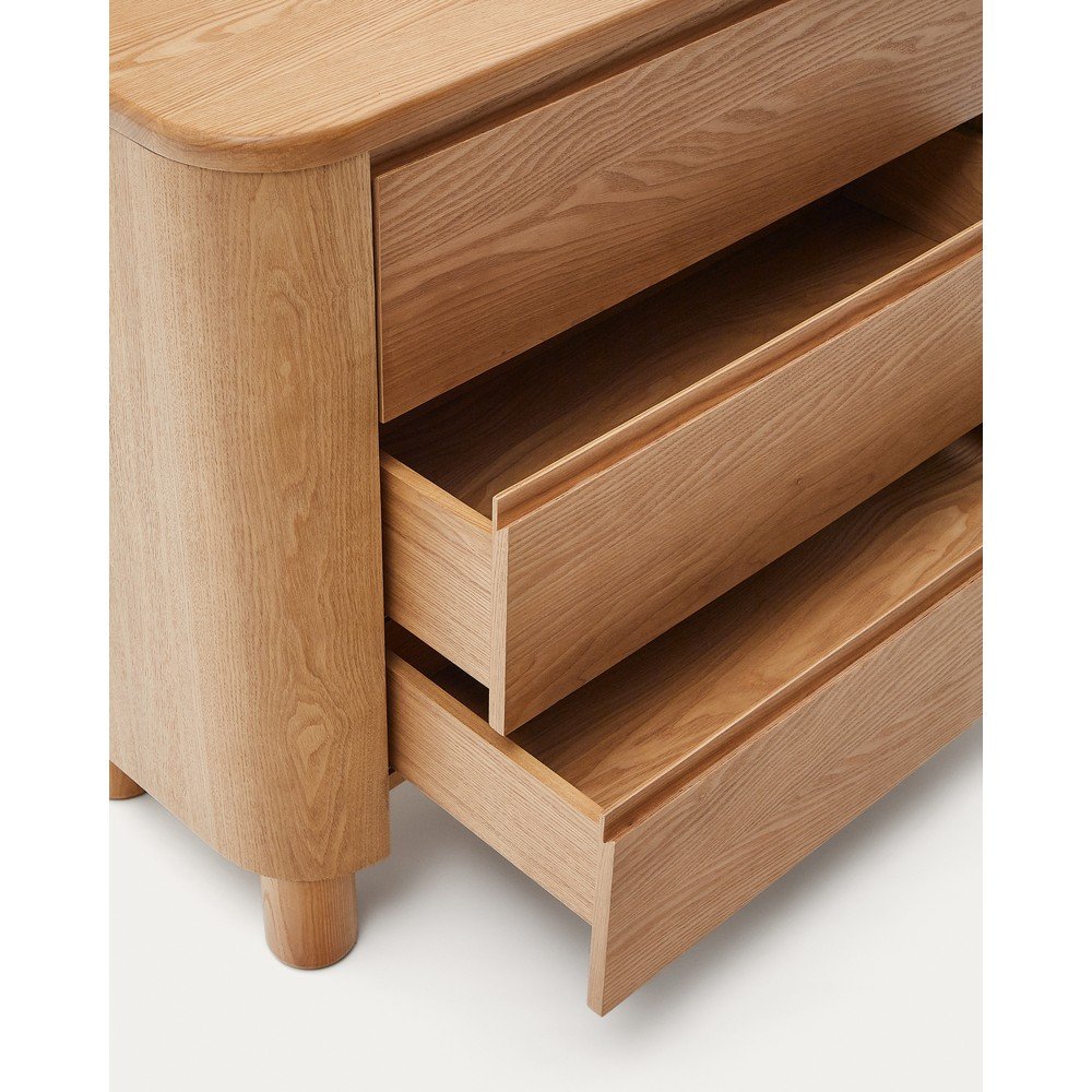 Komoda w dekorze jesionu w naturalnym kolorze 120x80x40 cm Salaya – Kave Home (zdjęcie 8)