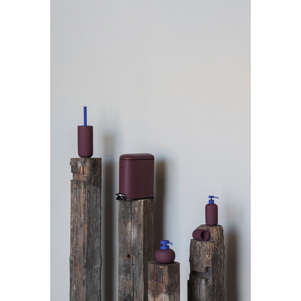 Ciemnofioletowy dozownik do mydła ceramiczny 120 ml Lotus Play – Mette Ditmer Denmark-image-3