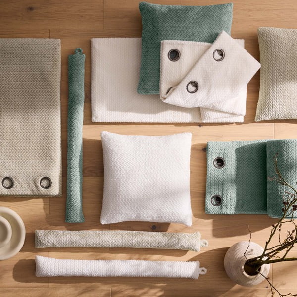 Zielona taśma uszczelniająca 10x80 cm Flanela – douceur d'intérieur-image-4