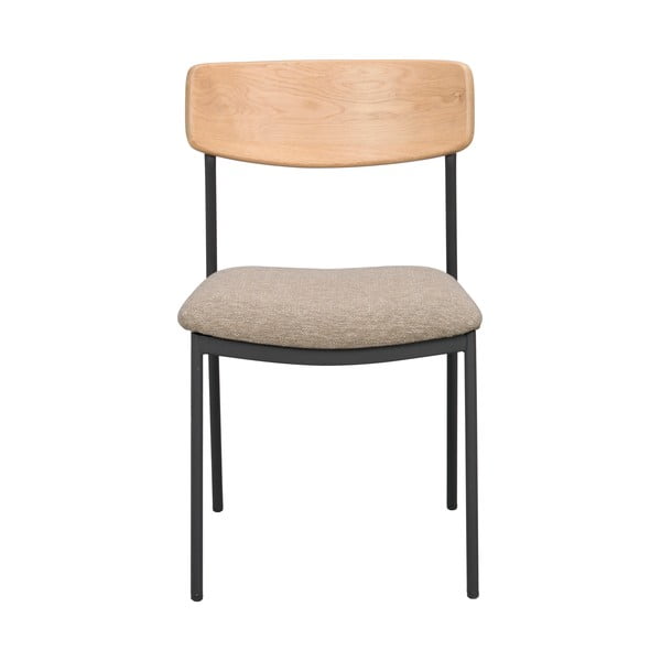 Beżowo-naturalne krzesła zestaw 2 szt. Maymont – Rowico-image-2