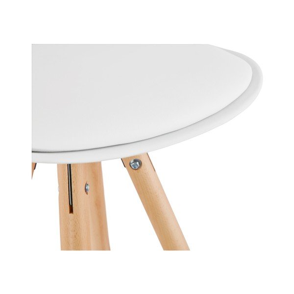 Biały hoker Kokoon Anau, wys. siedziska 74 cm-image-2