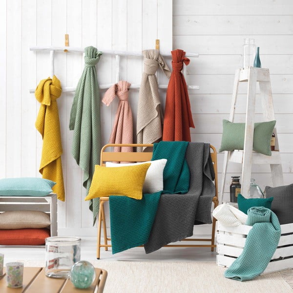 Poduszka dekoracyjna 30x50 cm Gaufrette – douceur d'intérieur-image-1