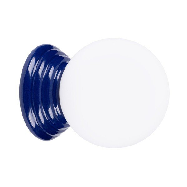 Niebieski kinkiet ceramiczny ø 12 cm Farsa – Sollux