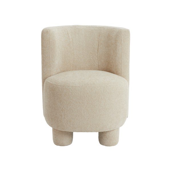 Kremowy fotel Kamova – Light & Living