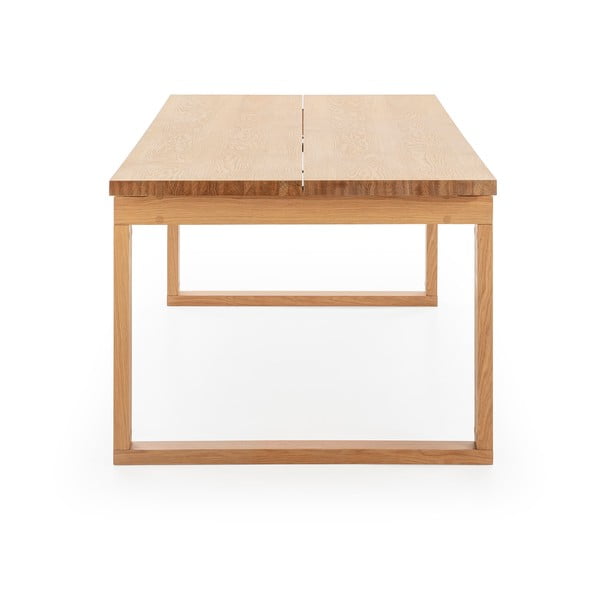 Stół z blatem w dekorze dębu 100x220 cm Rina – Marckeric-image-2