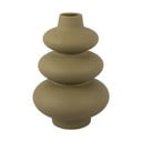 Zielony ceramiczny wazon Karlsson Circles, wys. 28,5 cm