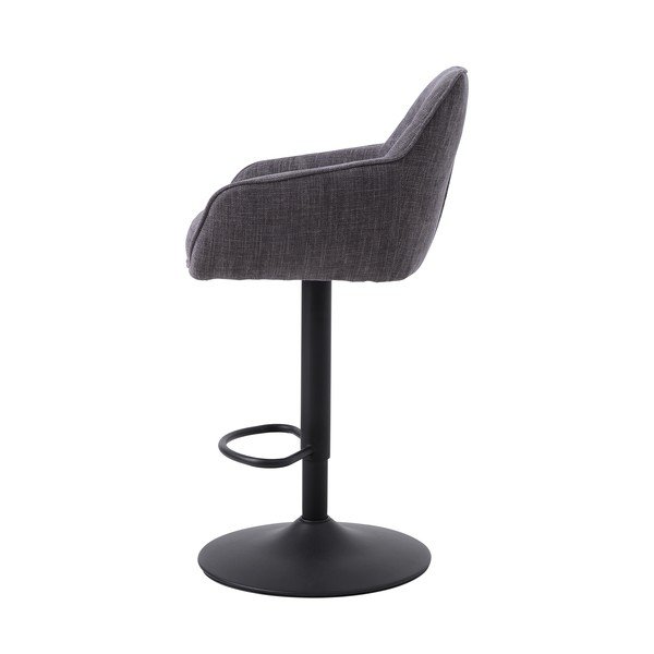 Szare hokery zestaw 2 szt. (wysokość siedziska 69 cm) Avola – Unique Furniture-image-2