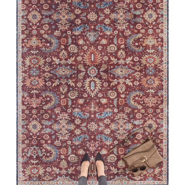 Bordowy dywan Nouristan Vivana, 120x160 cm-image-3