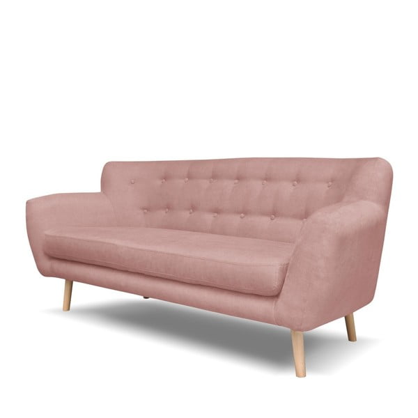 Jasnoróżowa sofa Cosmopolitan design London, 192 cm-image-2
