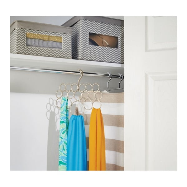 Wieszak na akcesoria w łzotym kolorze iDesign Axis, dł. 29 cm-image-3