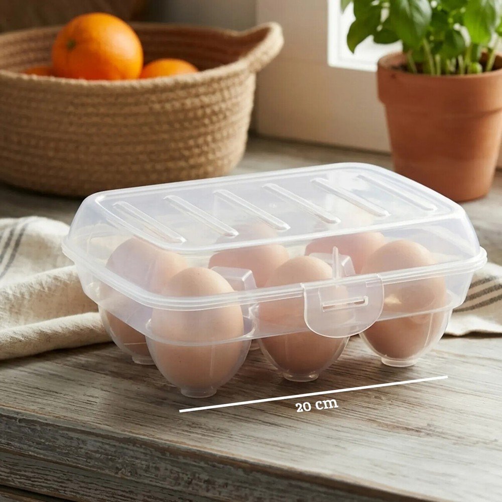 Plastikowy organizer na jajka do lodówki 20x13 cm Romm – Premier Housewares (zdjęcie 4)