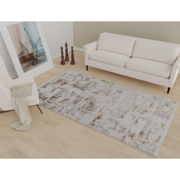 Kremowy/w kolorze złota dywan odpowiedni do prania 120x180 cm Gold – Vitaus-image-1