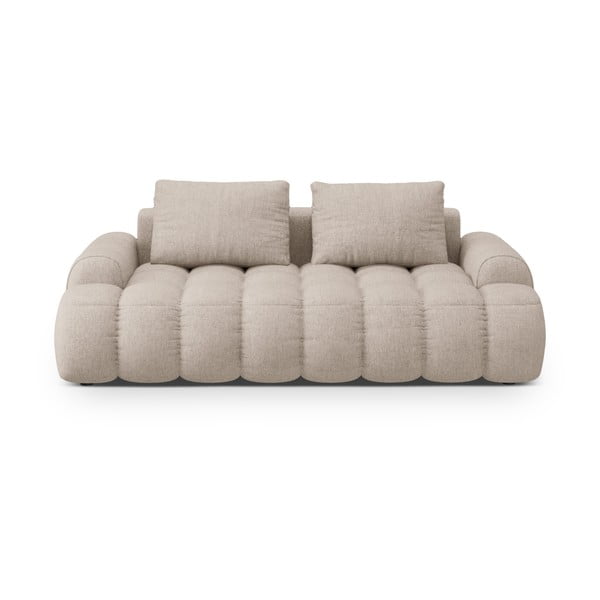 Jasnobrązowa sofa 200 cm Linz – Cosmopolitan Design