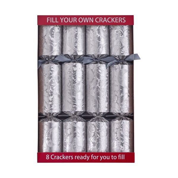 Crackery świąteczne zestaw 8 szt. Decadence Silver – Robin Reed