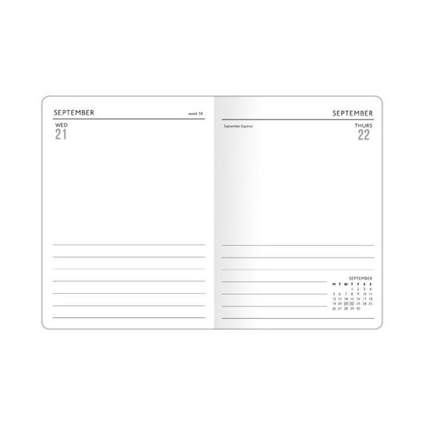 Kalendarz A6 Go Stationery Monochrome Cerise-image-1