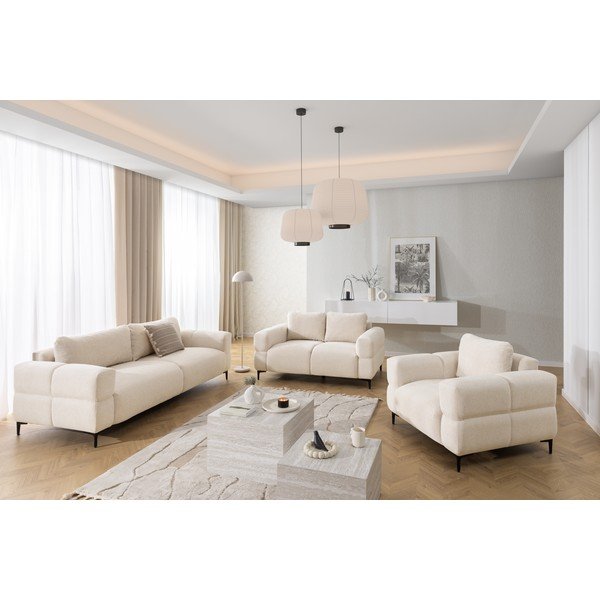 Kremowa sofa 217 cm Helio – Ropez-image-1
