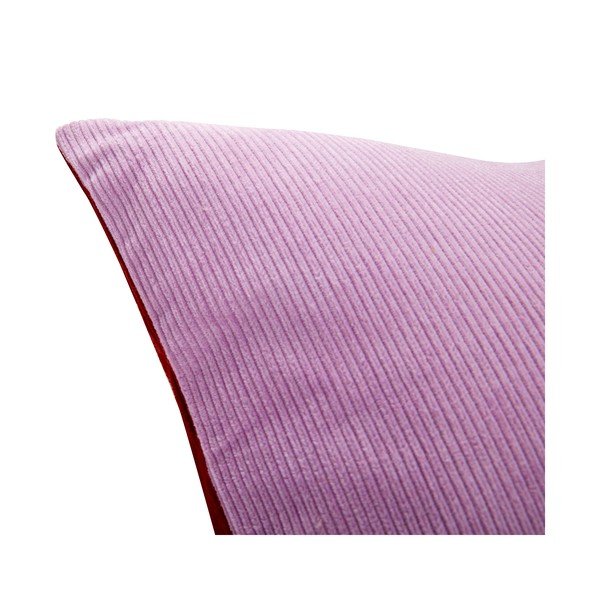 Fioletowo-czerwona poduszka Hübsch Cleo, 60x40 cm-image-4