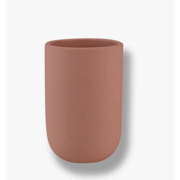 Różowa ceramiczna szczotka do WC Lotus – Mette Ditmer Denmark