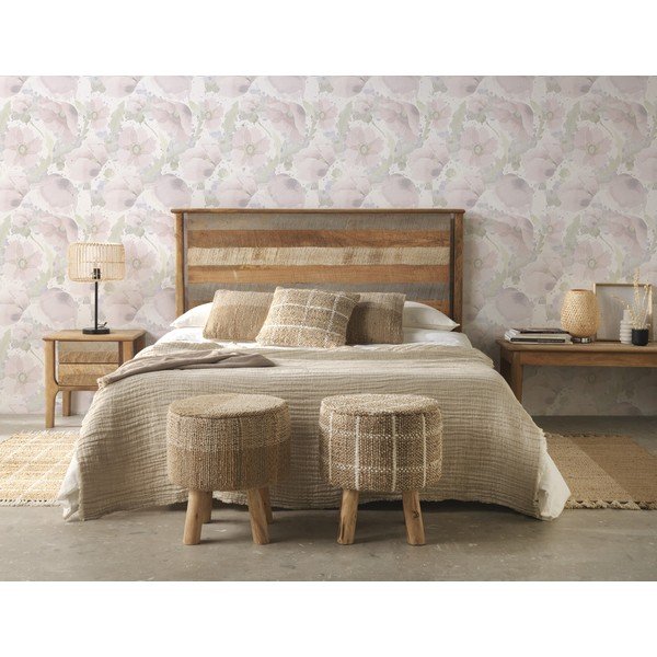 Szafka nocna z litego drewna mango Bella – Geese-image-1