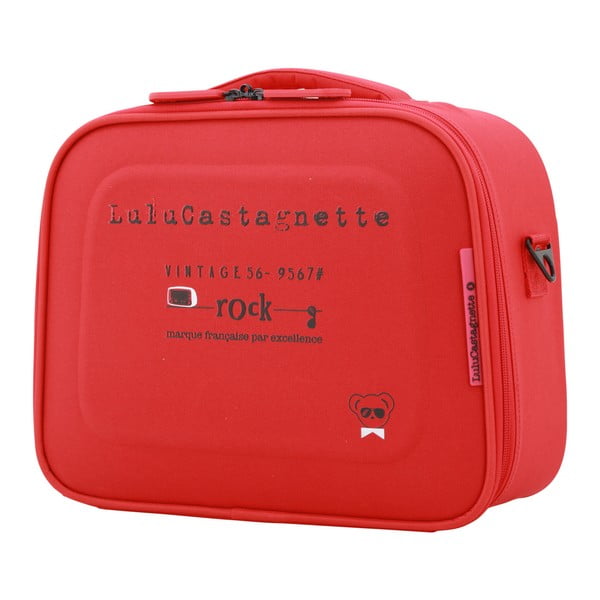 Czerwony kuferek podróżny LULU CASTAGNETTE Greg, 11 l