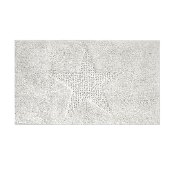 Biały dywanik łazienkowy Kela Livana, 65x55 cm