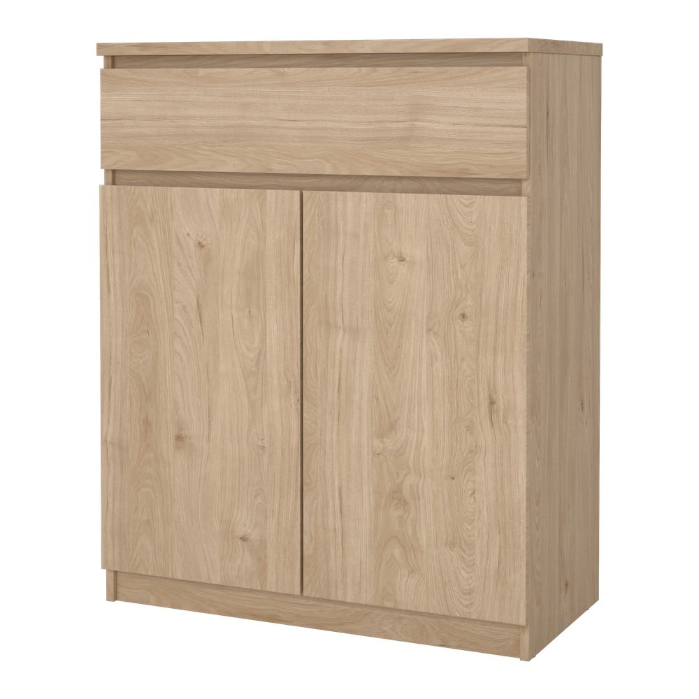 Komoda w dekorze dębu w naturalnym kolorze 80x100x40 cm Naia – Tvilum (zdjęcie 8)