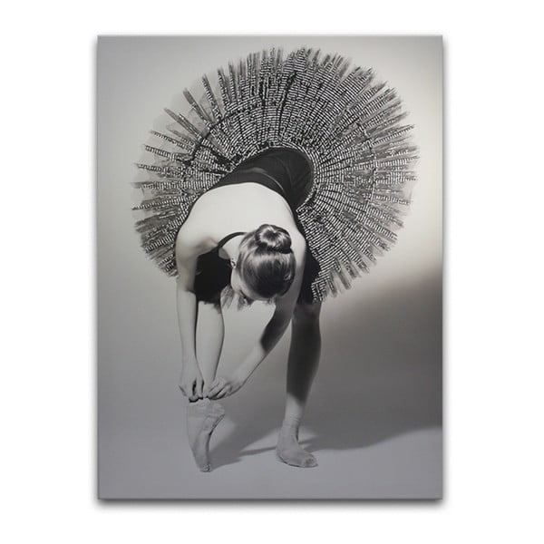 Obraz Styler Canvas Glam Balerina, 60x80 cm