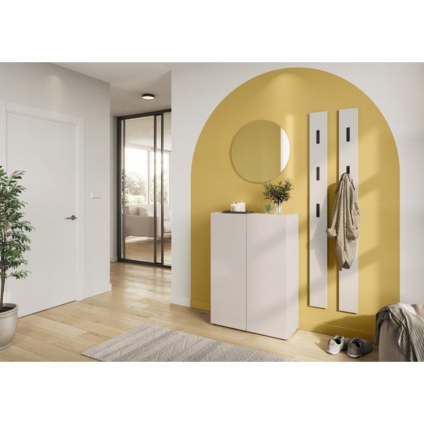 Kremowa szafka w dekorze dębu 74x105x33 cm Alviano – Germania-image-4