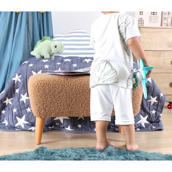 Brązowy puf dziecięcy Moouv – Artie-image-3