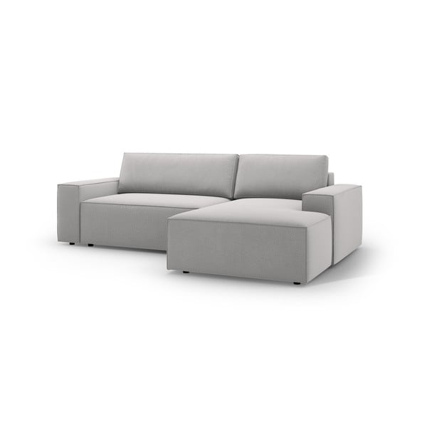 Jasnoszary rozkładany narożnik (prawostronny) Jodie – Micadoni Home-image-2