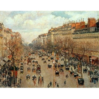 Reprodukcja obrazu Camille'a Pissarra Boulevard Montmartre – Fedkolor, 90x70 cm