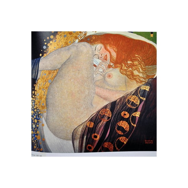 Reprodukcja obrazu Gustava Klimta - Danae, 60x60 cm