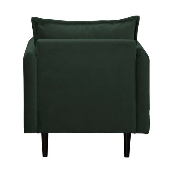 Ciemnozielony aksamitny fotel Juli – Ropez-image-3
