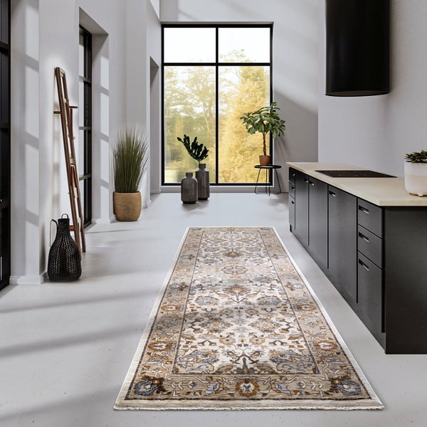 Brązowo-kremowy chodnik 80x190 cm Egon – Villeroy&Boch-image-1